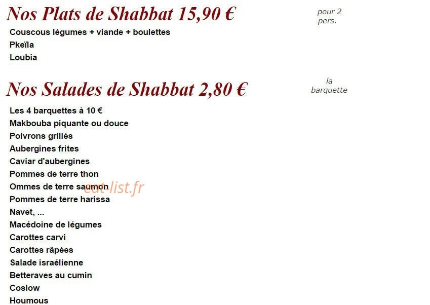 Le Comptoir de Simon — carte page 3