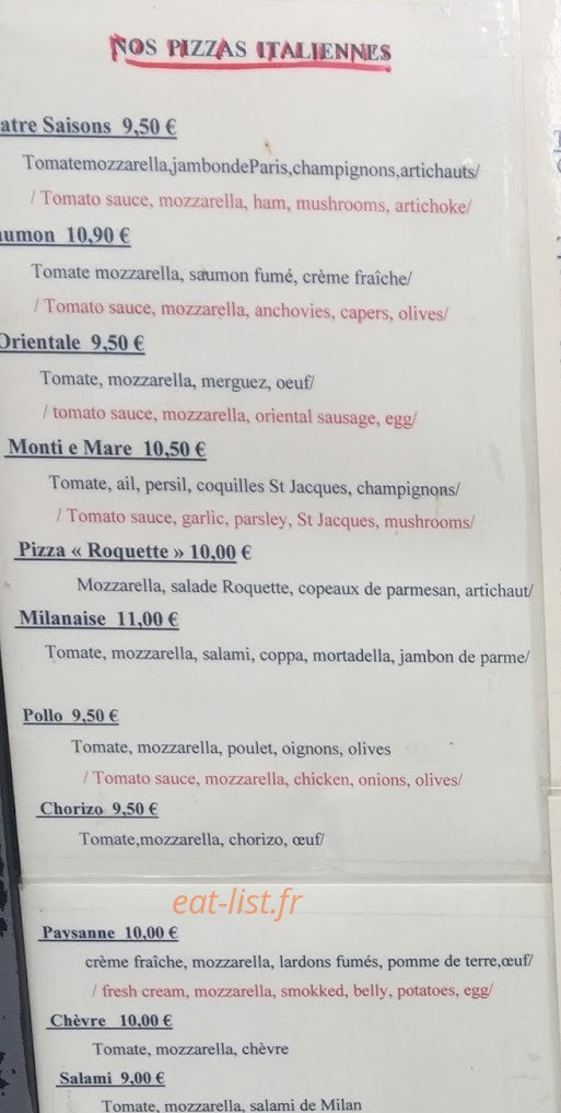 Le Convivial — carte page 1