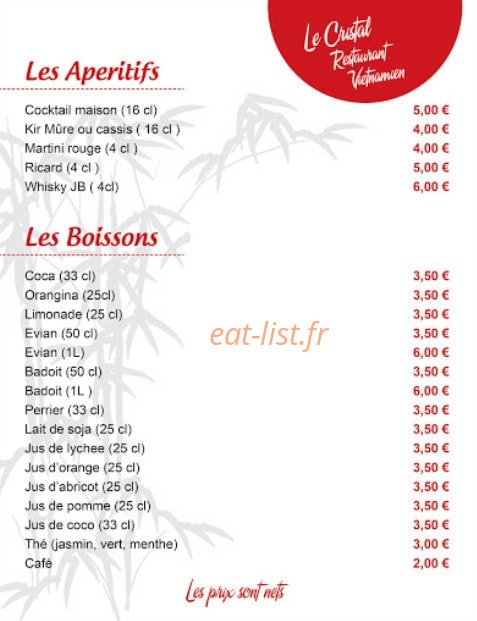 Le Cristal — carte page 7