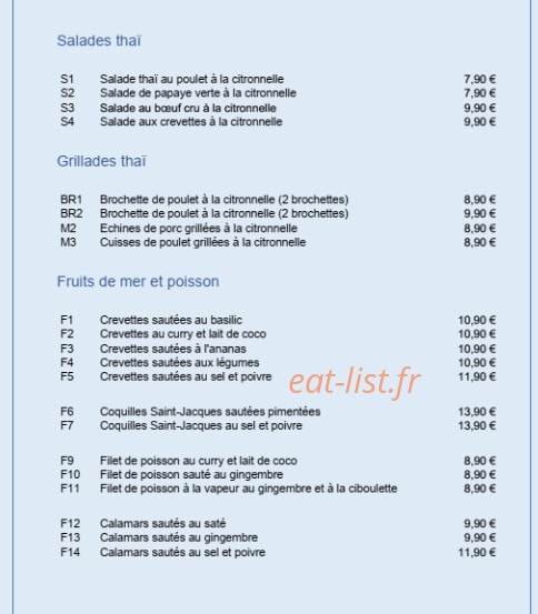 Le Cygne — carte page 1