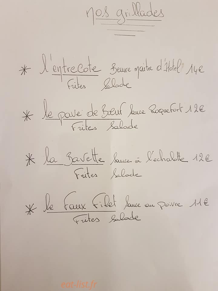Le Plug in café — carte page 2