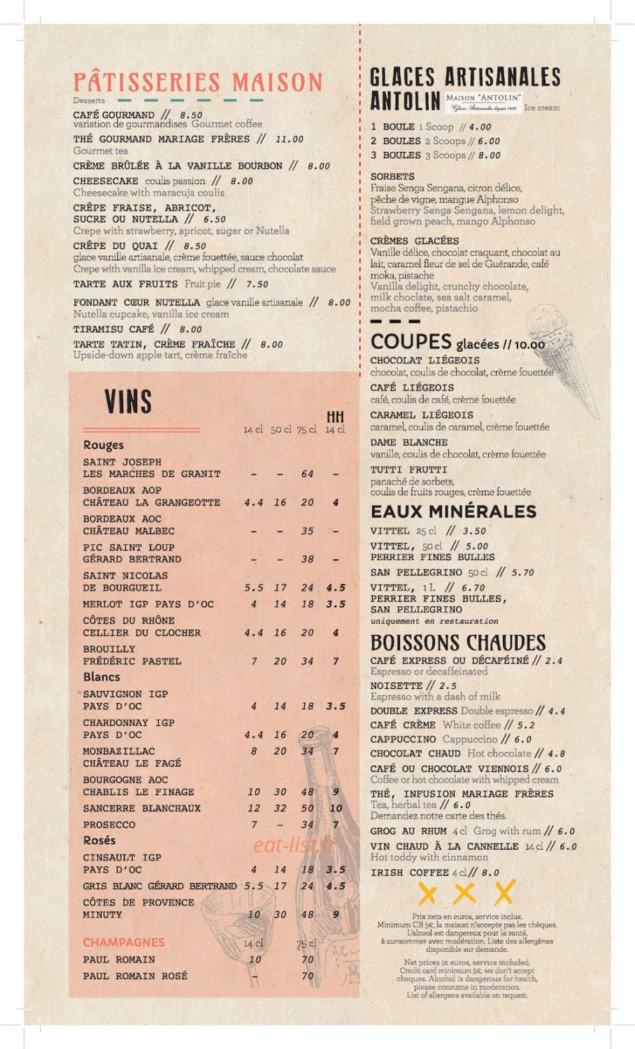 Le Quai Brasserie — carte page 5