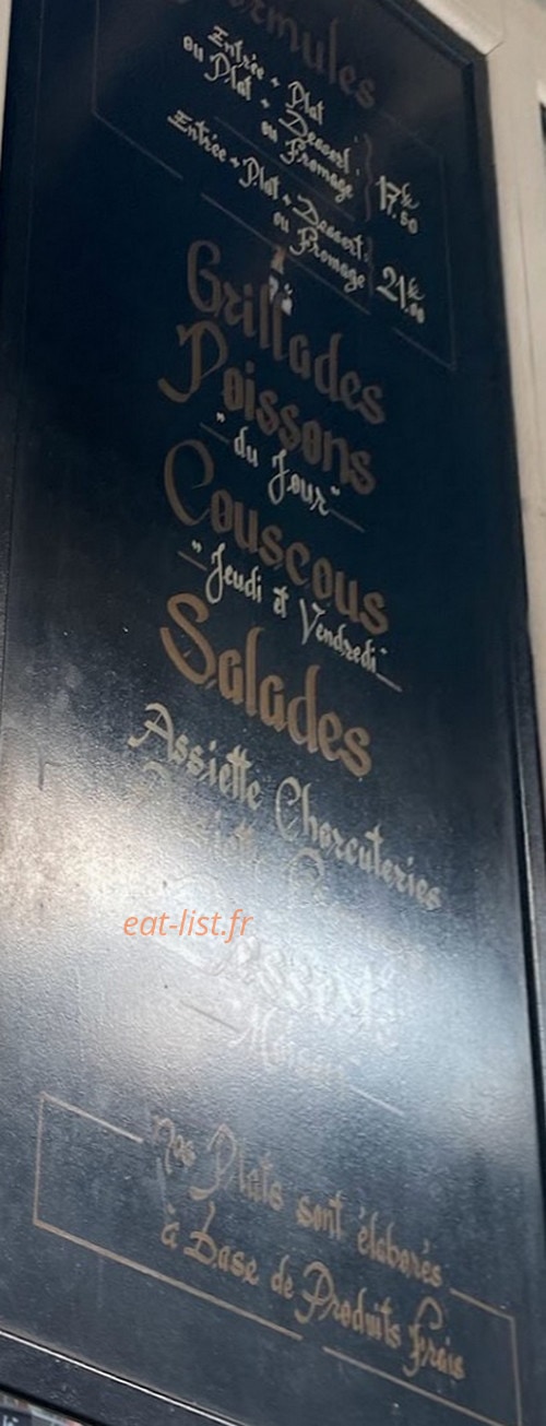 Le Relais — carte page 1