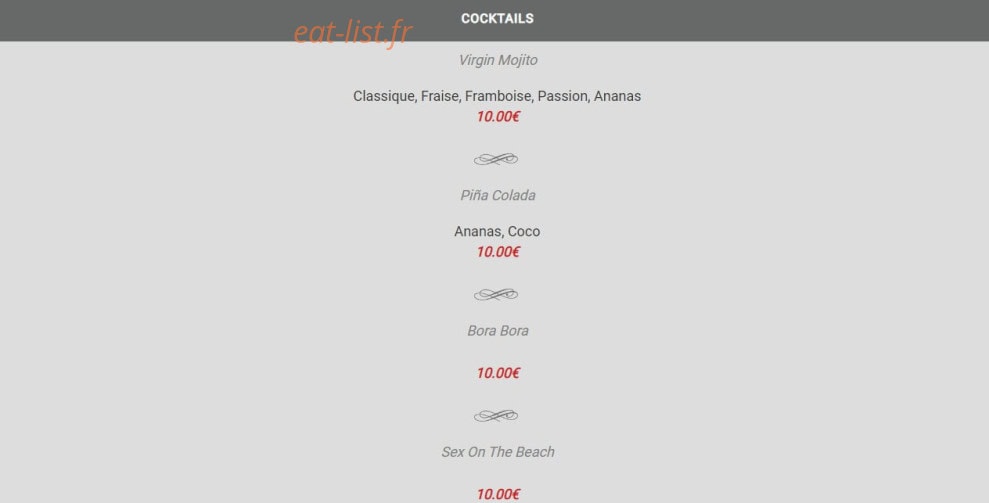Le saphir — carte page 6