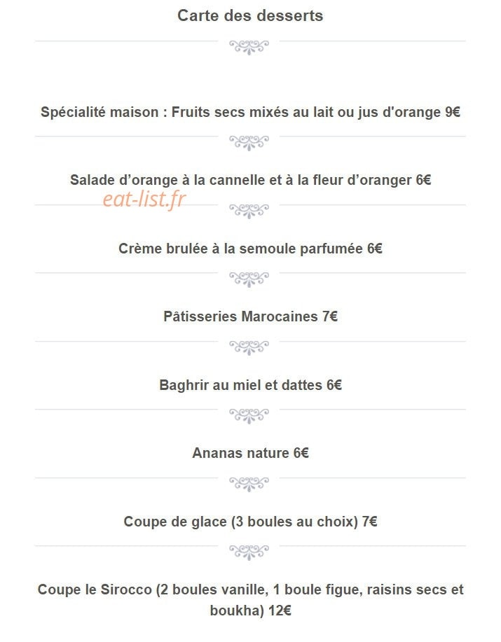 Le sirocco — carte page 6