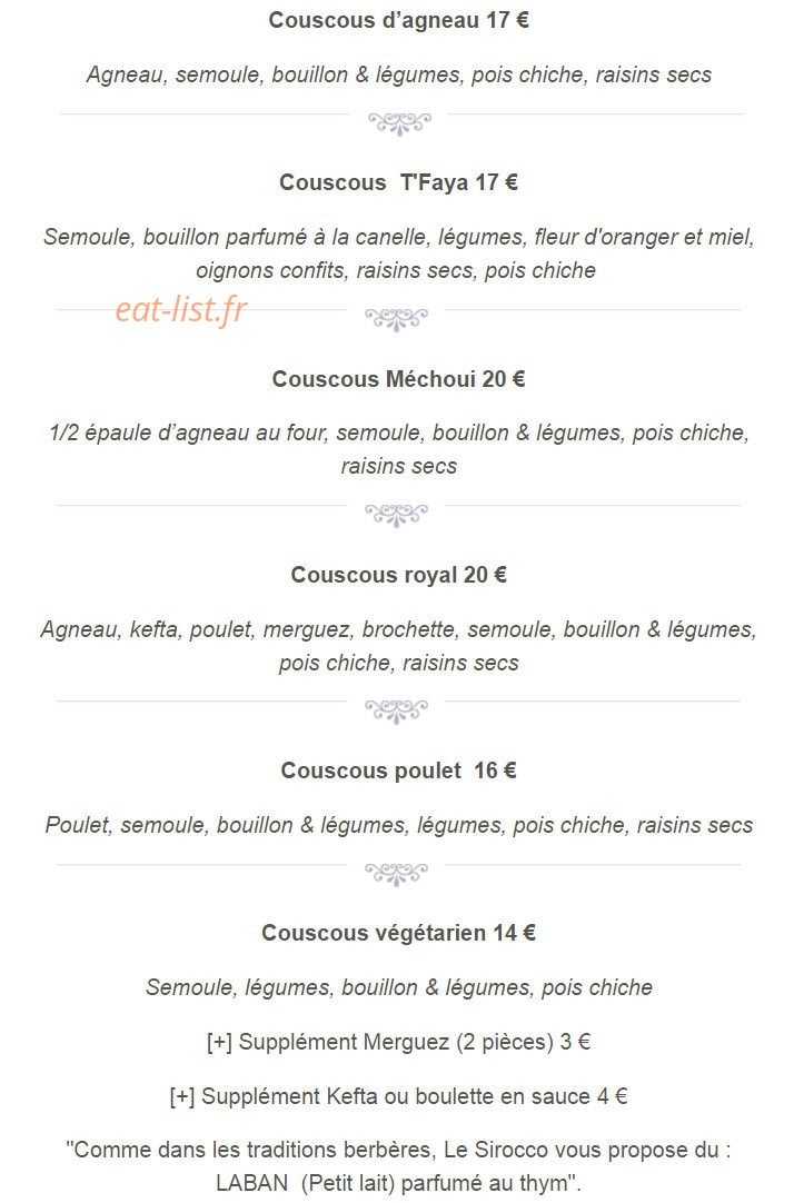 Le sirocco — carte page 3