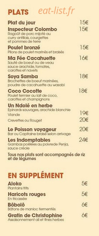 Le soixante douze — carte page 3