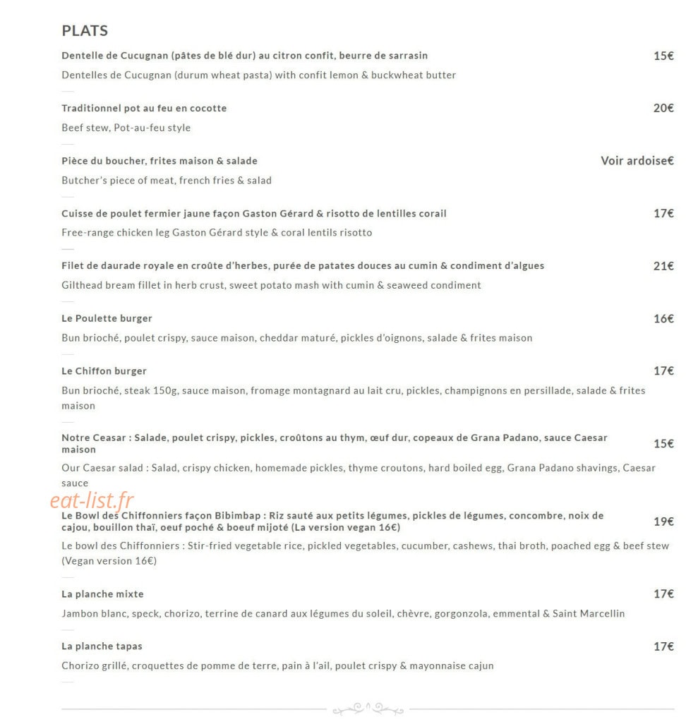 Les Chiffonniers — carte page 2
