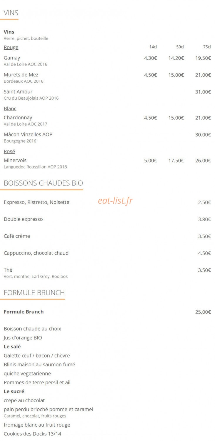 Les Docks 13/14 — carte page 7