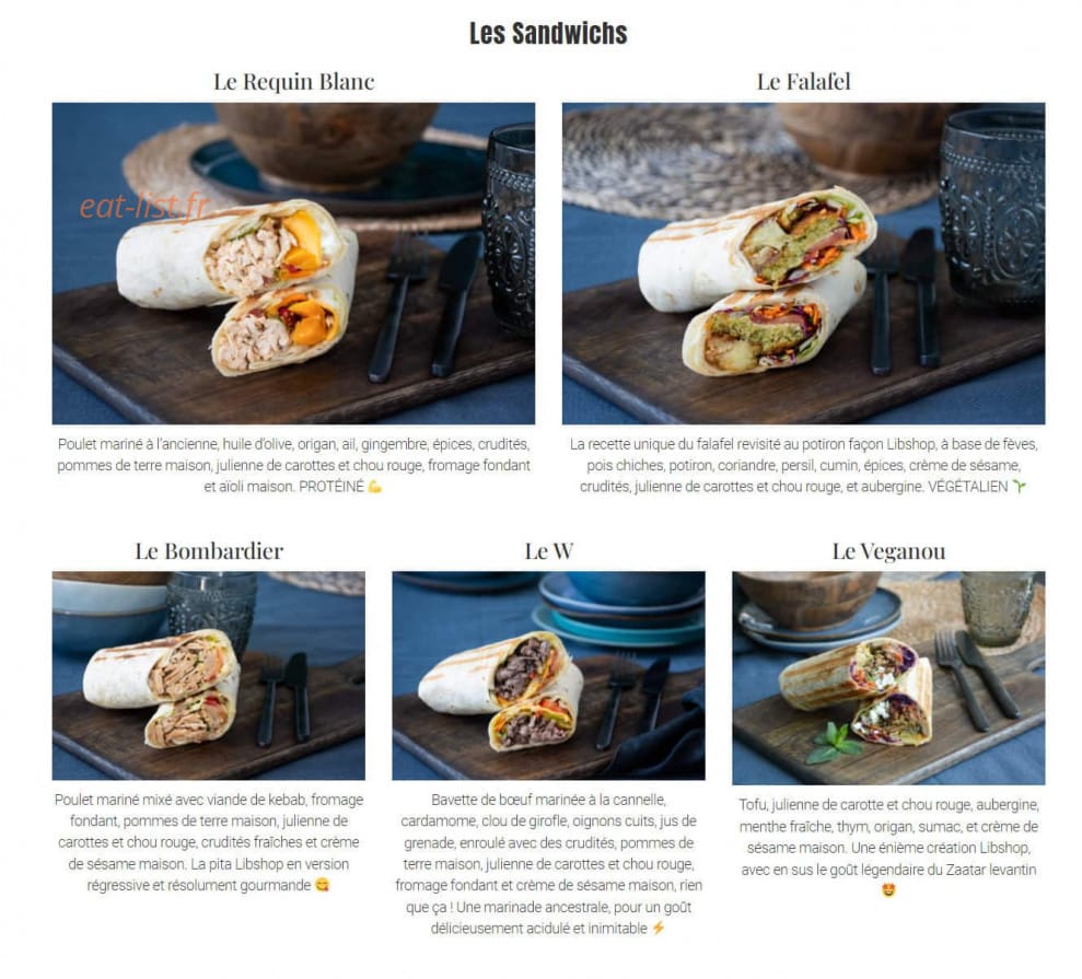 Libshop — carte page 1