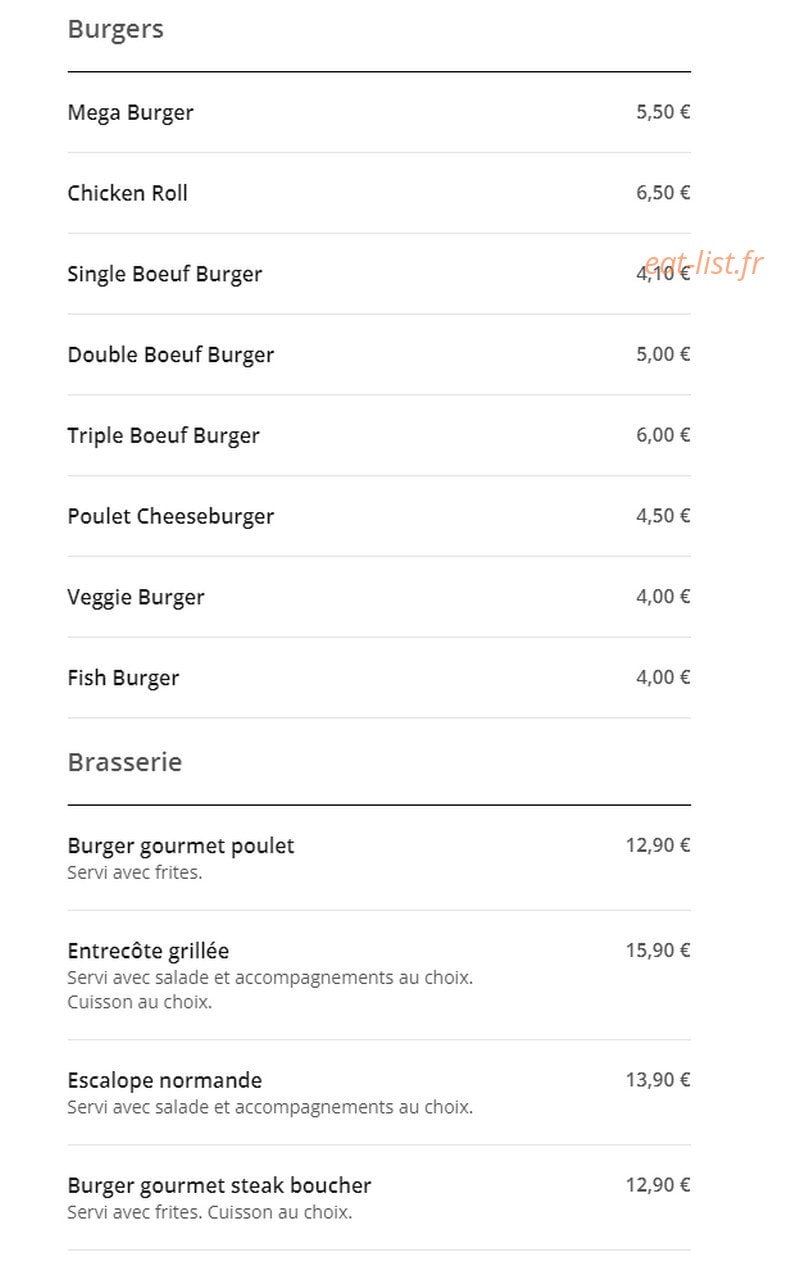Mak Chicken — carte page 6