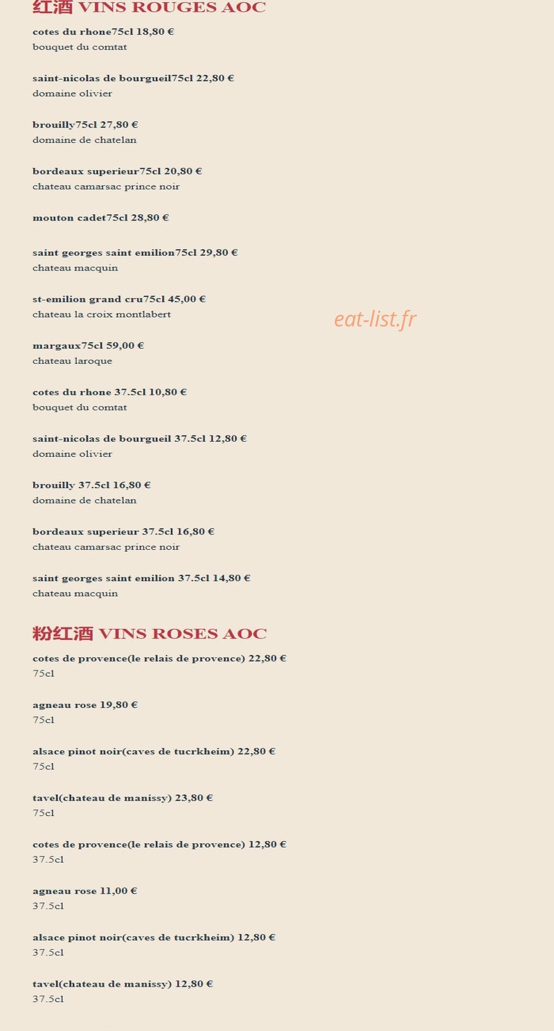 Mandarin Dunois — carte page 12
