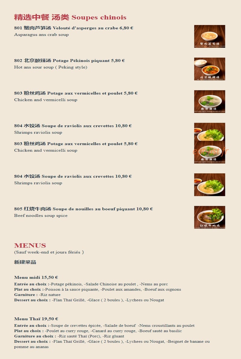 Mandarin Dunois — carte page 1