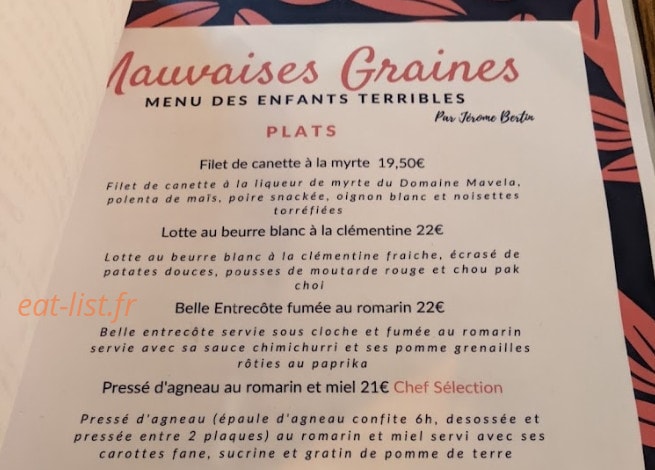 Mauvaises Graines — carte page 3