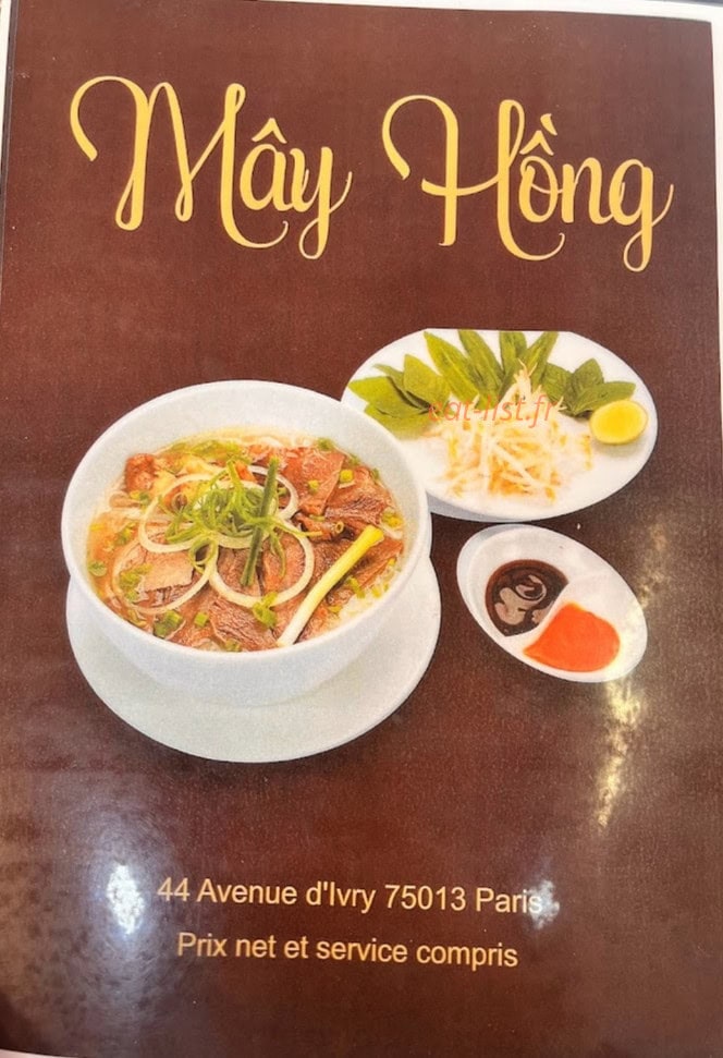May Hong — carte page 1