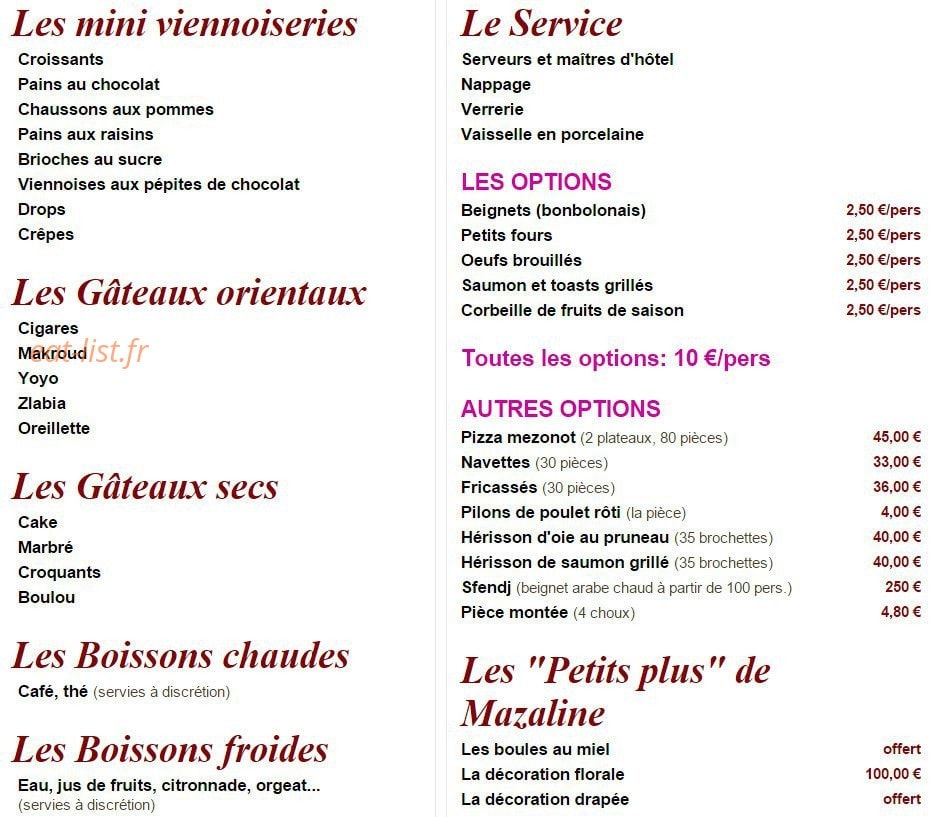Mazaline — carte page 3