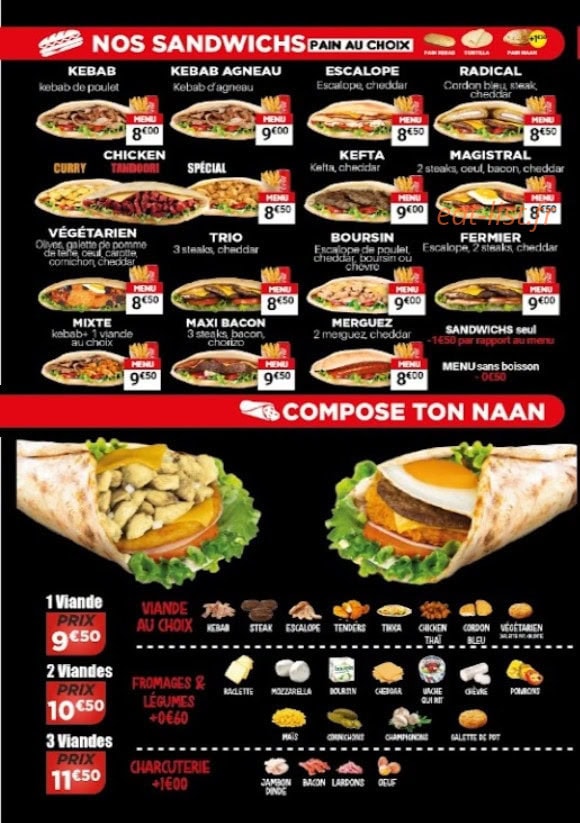 Mondial Sandwich — carte page 2