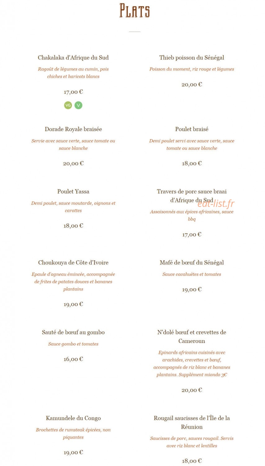 Moonlight — carte page 2