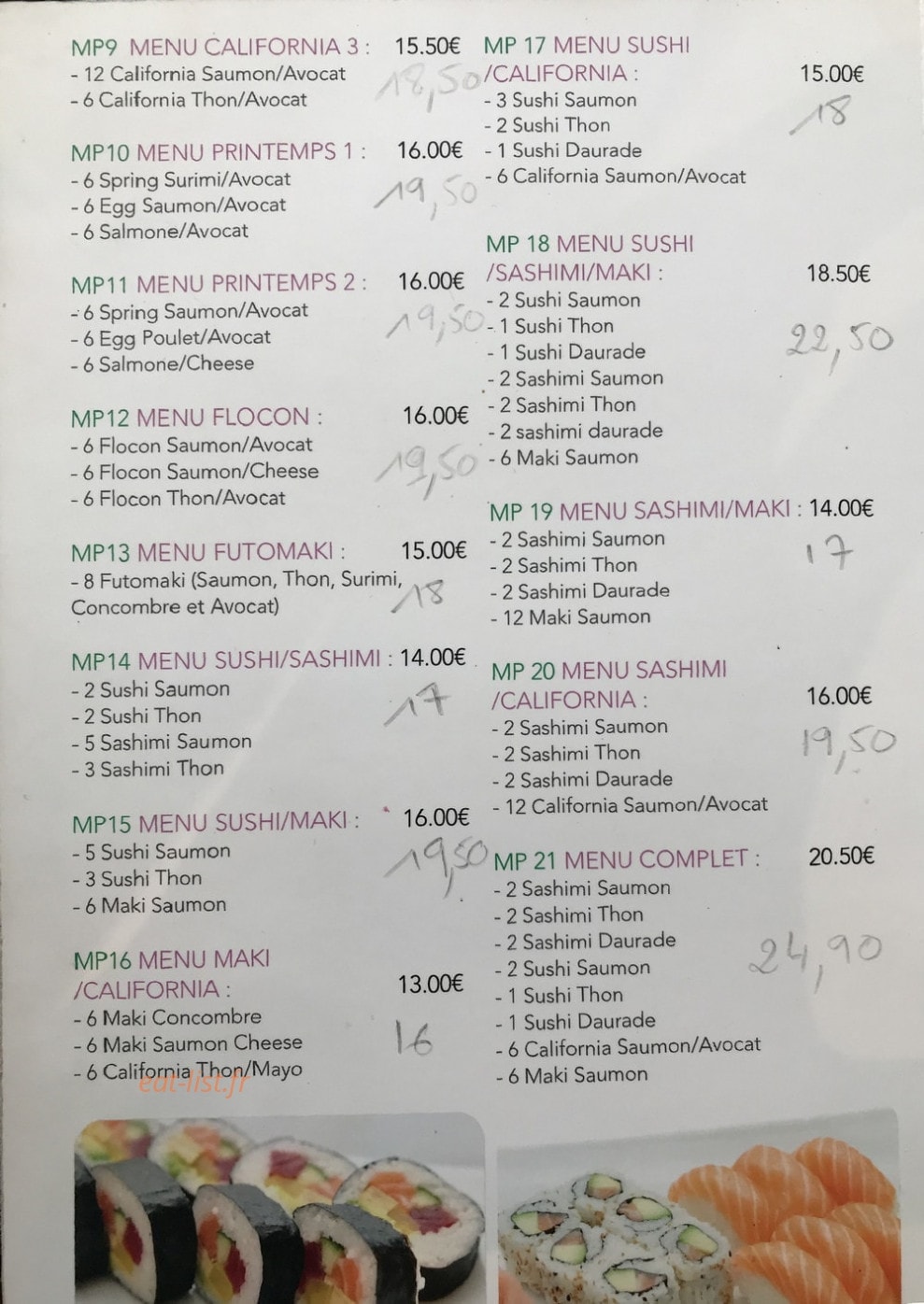 Nems & Sushi — carte page 6