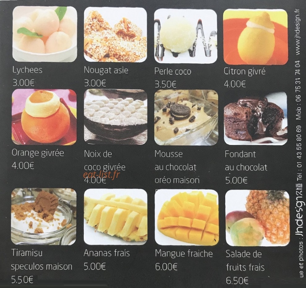 Nems & Sushi — carte page 13