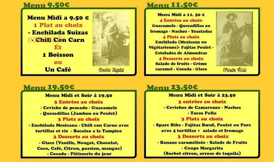 O'Mexico — carte page 2