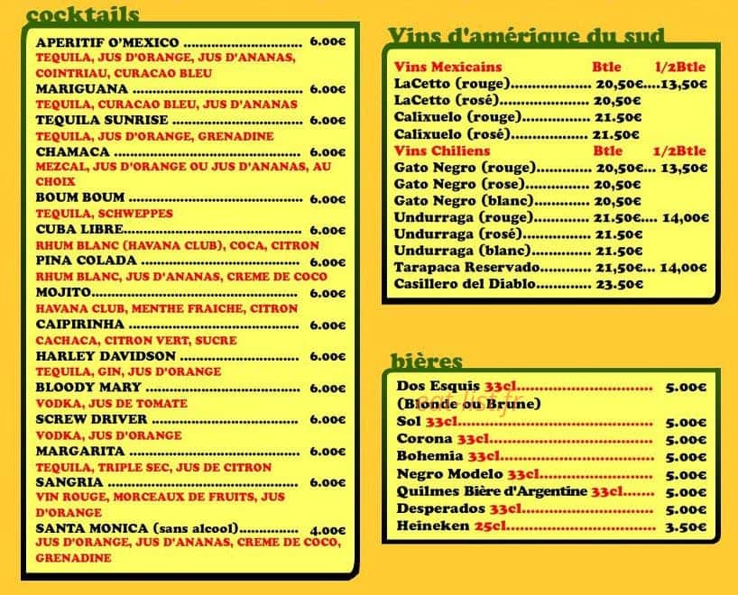O'Mexico — carte page 3