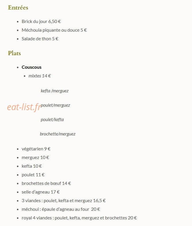 O'soleil — carte page 1