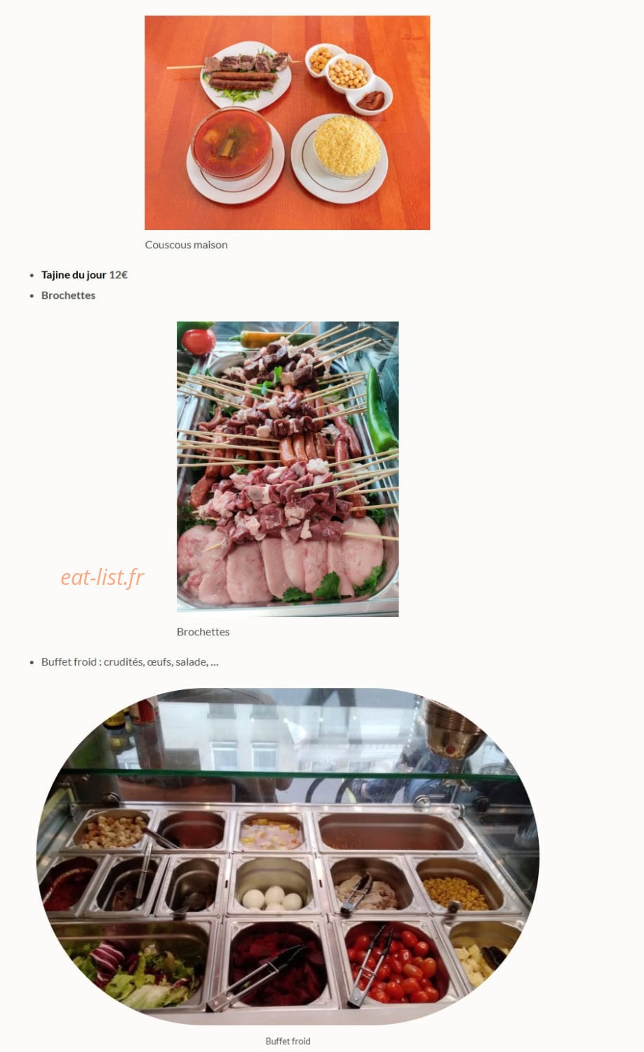 O'soleil — carte page 2
