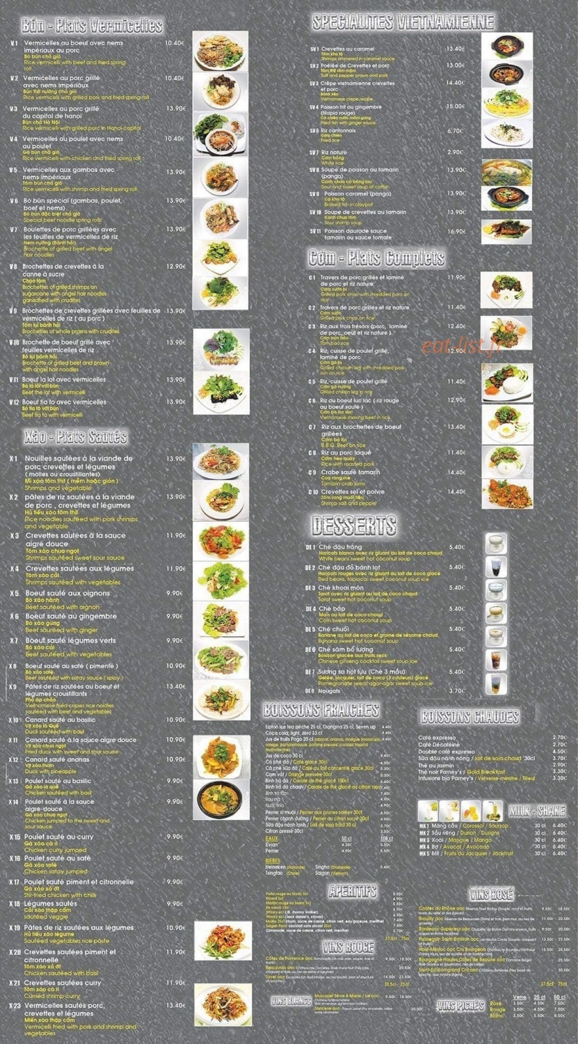 Pho Mui — carte page 2