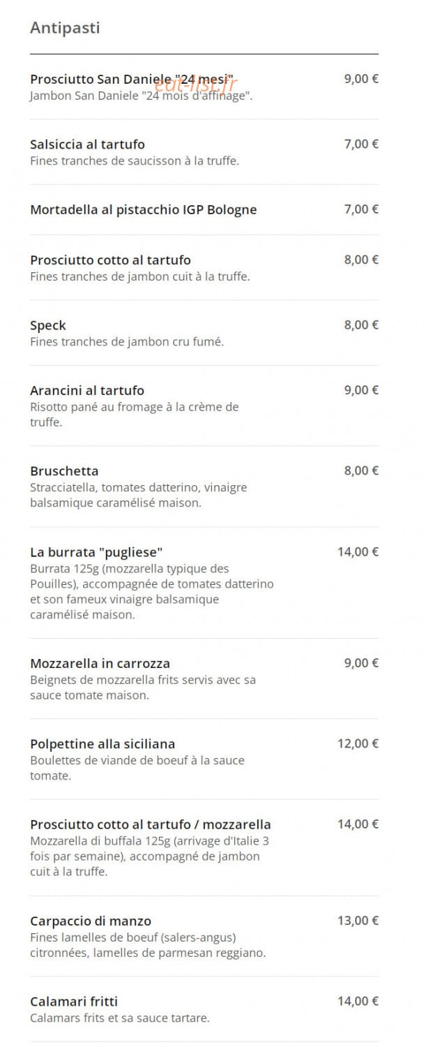 Pizza César — carte page 6