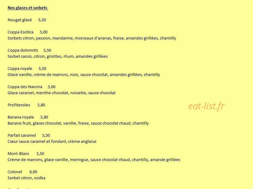 Pizza del Navona — carte page 7
