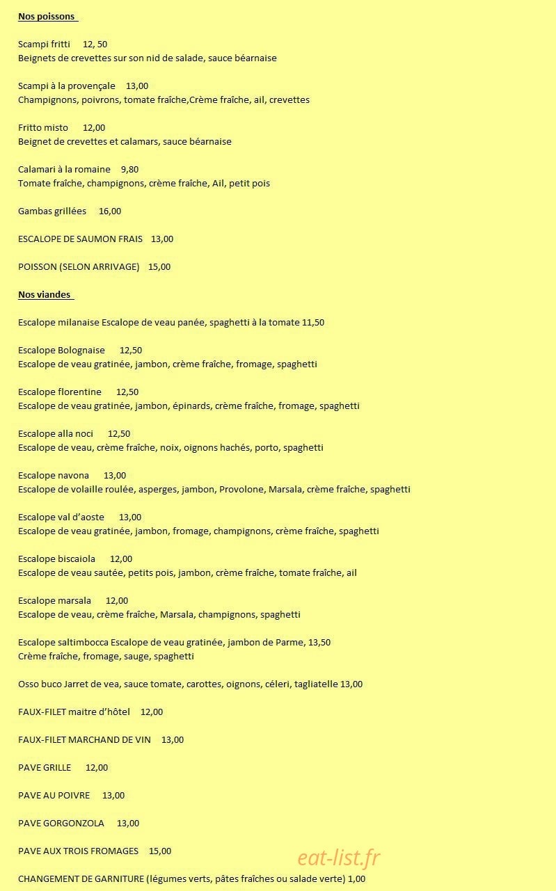 Pizza del Navona — carte page 4