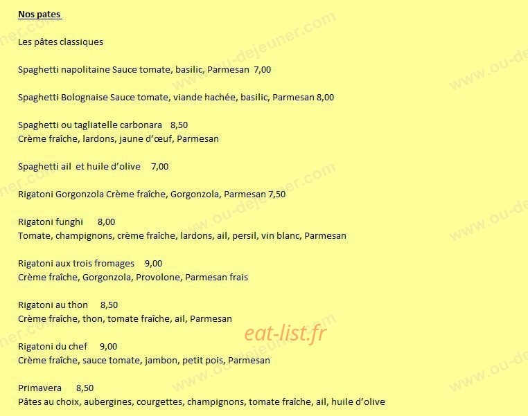 Pizza del Navona — carte page 5