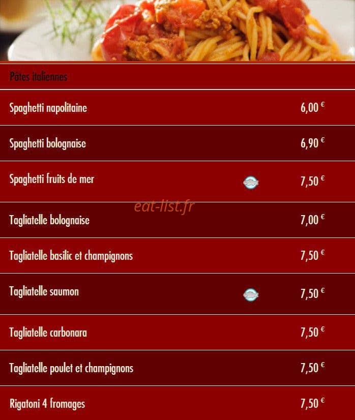 Pizza Pronto — carte page 9