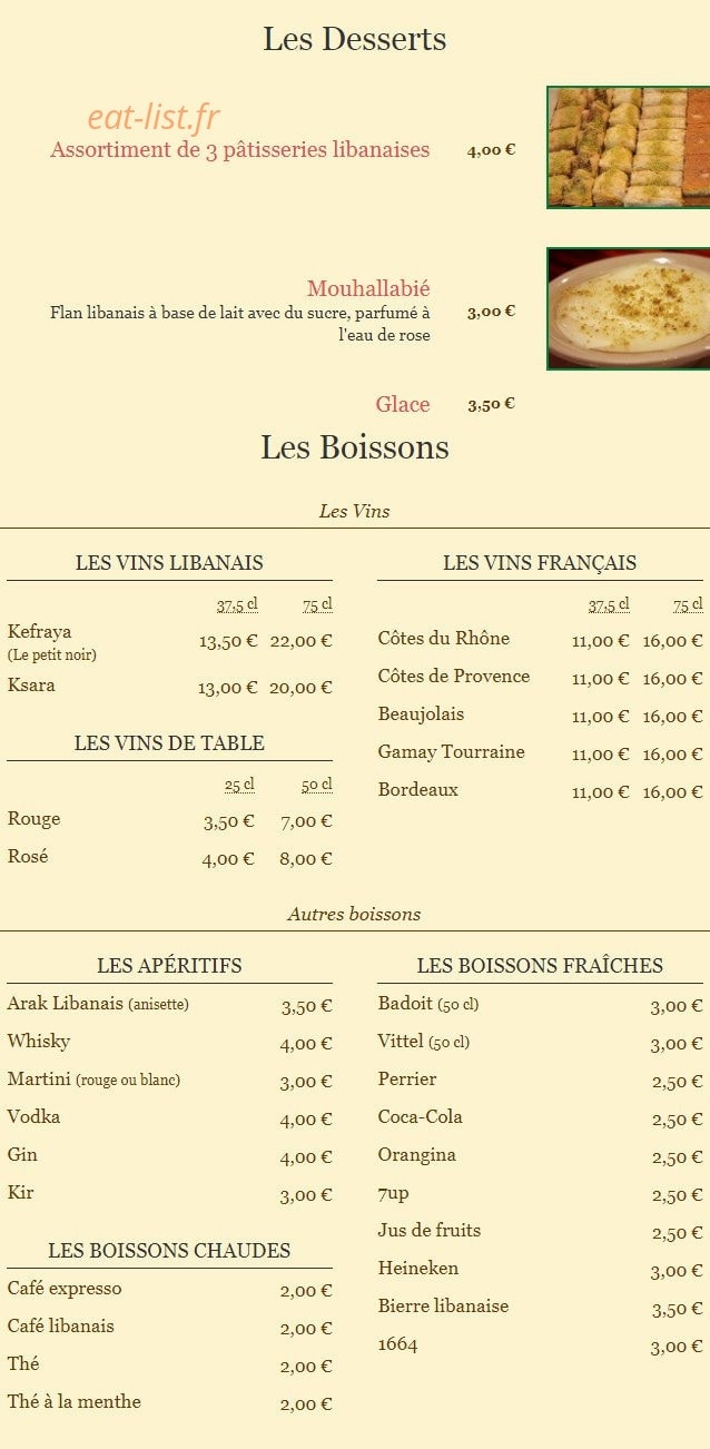 Place du Liban — carte page 4