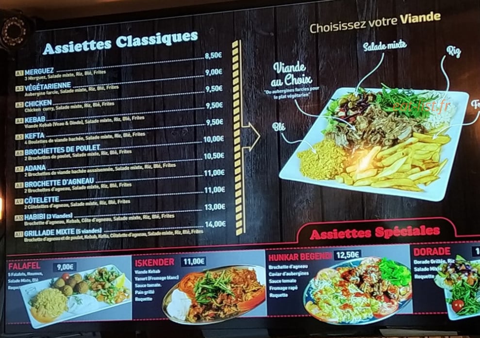 Restaurant Hêvî — carte page 3
