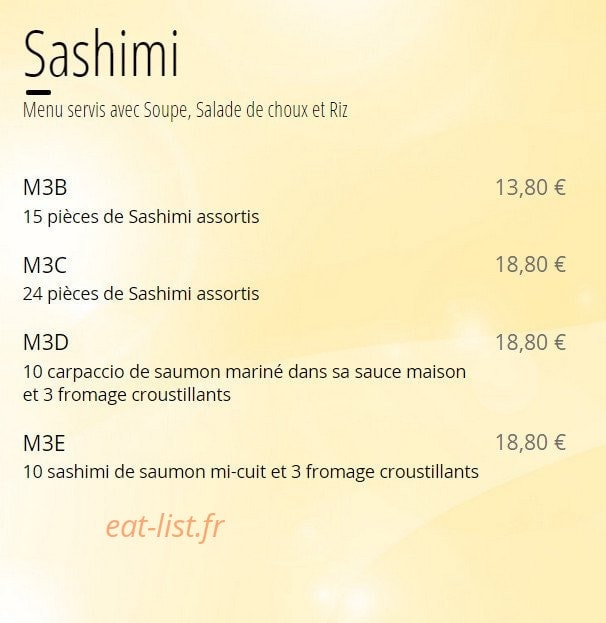 Restaurant Otakuni — carte page 10