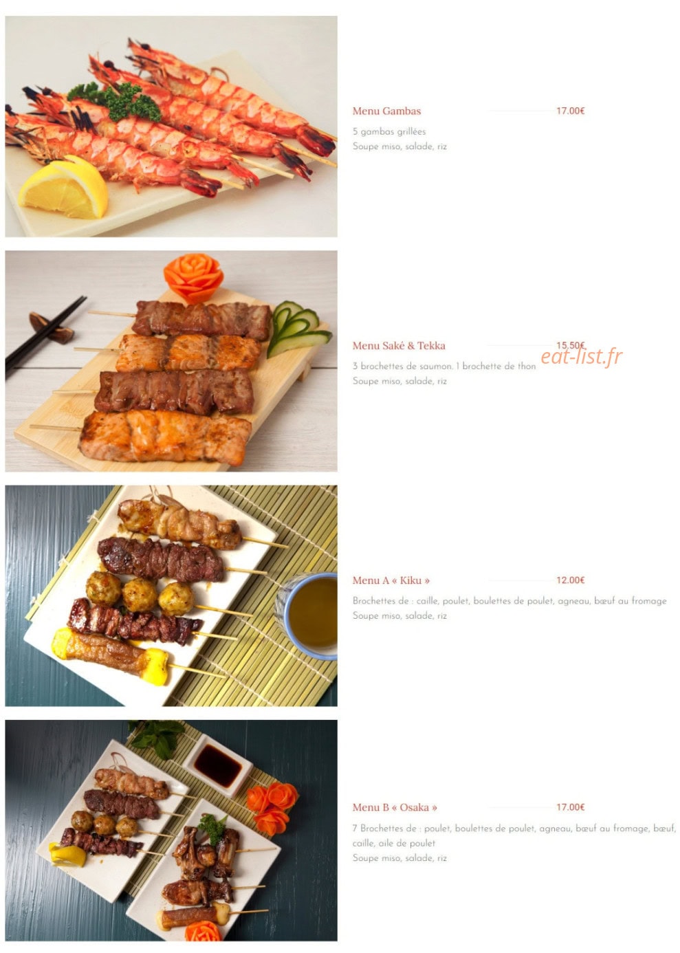 Samouraï — carte page 12