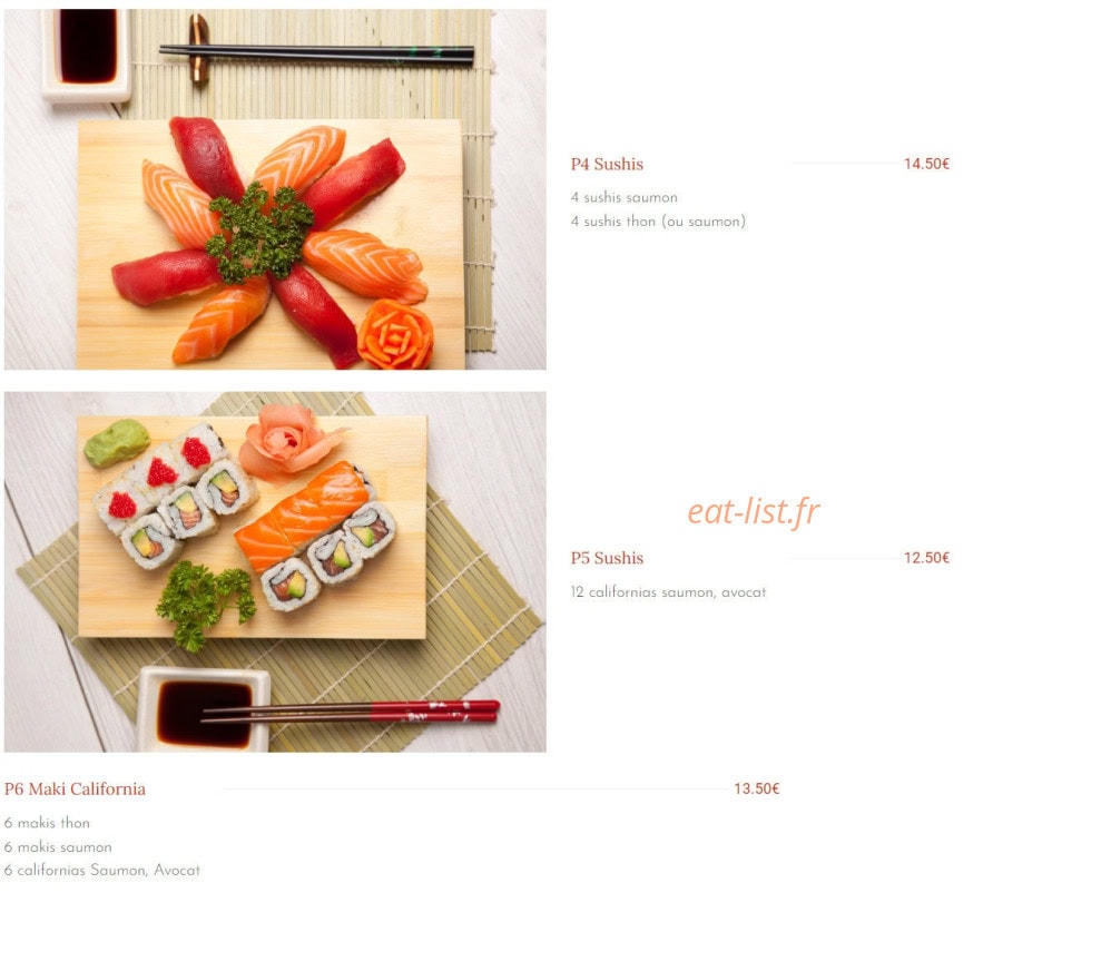 Samouraï — carte page 5