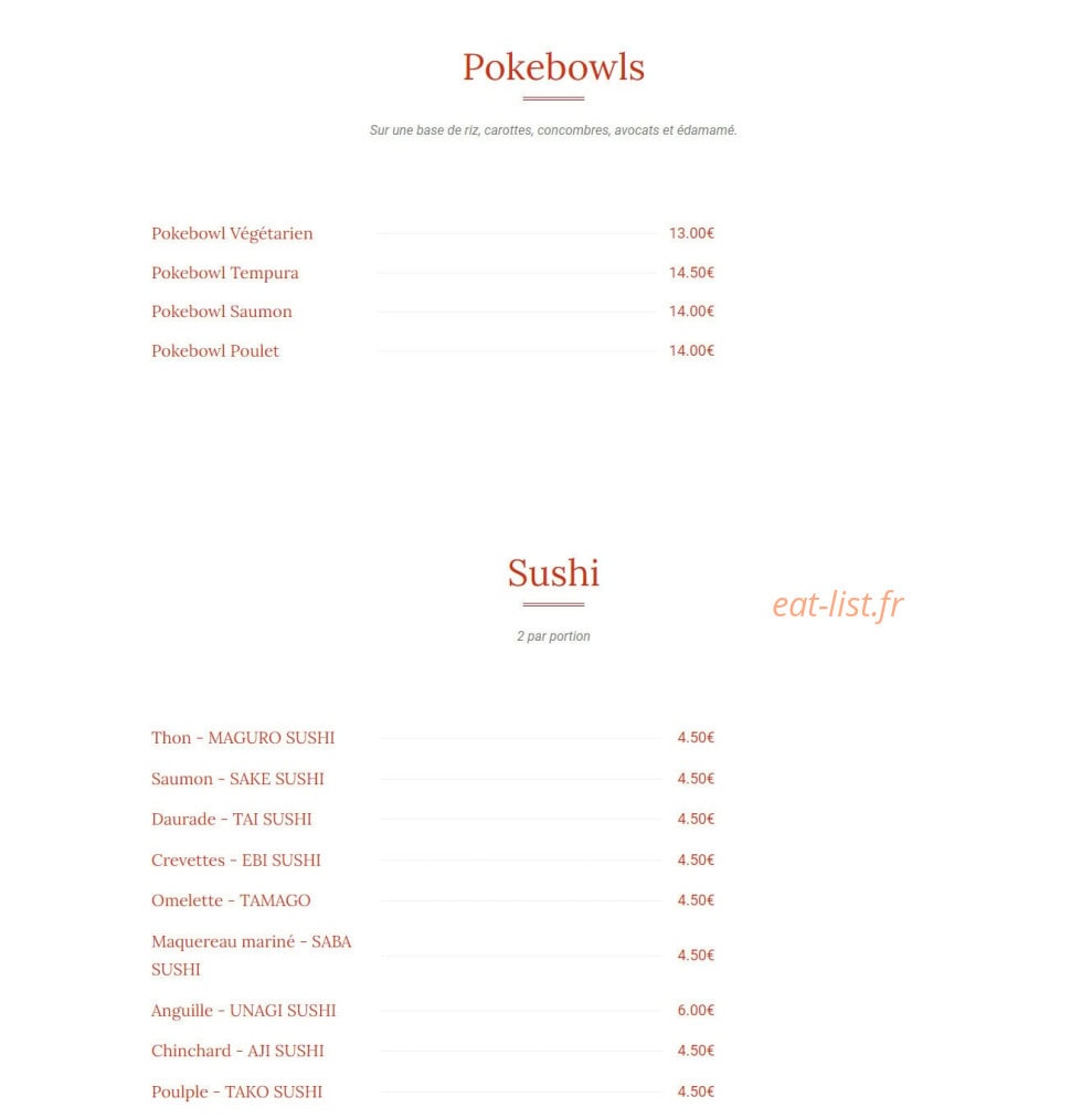 Samouraï — carte page 20