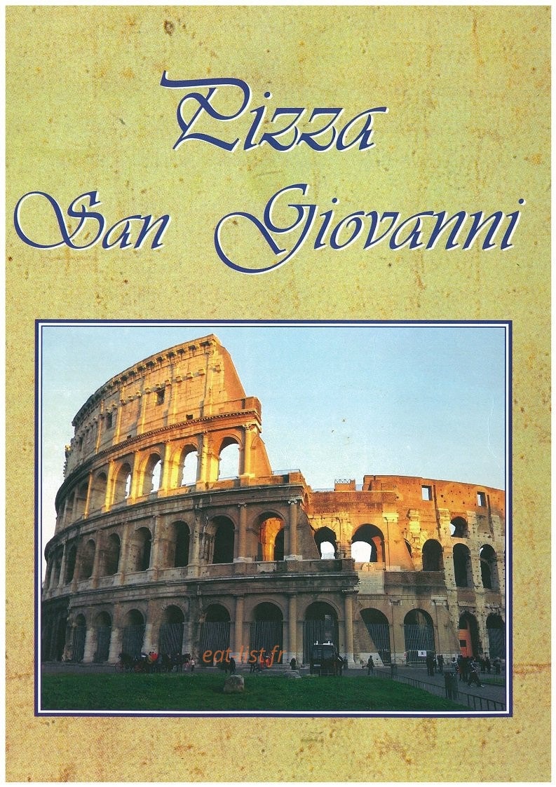 San Giovanni — carte page 1