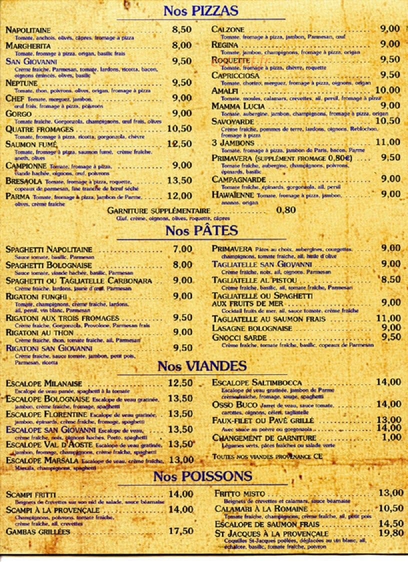 San Giovanni — carte page 3