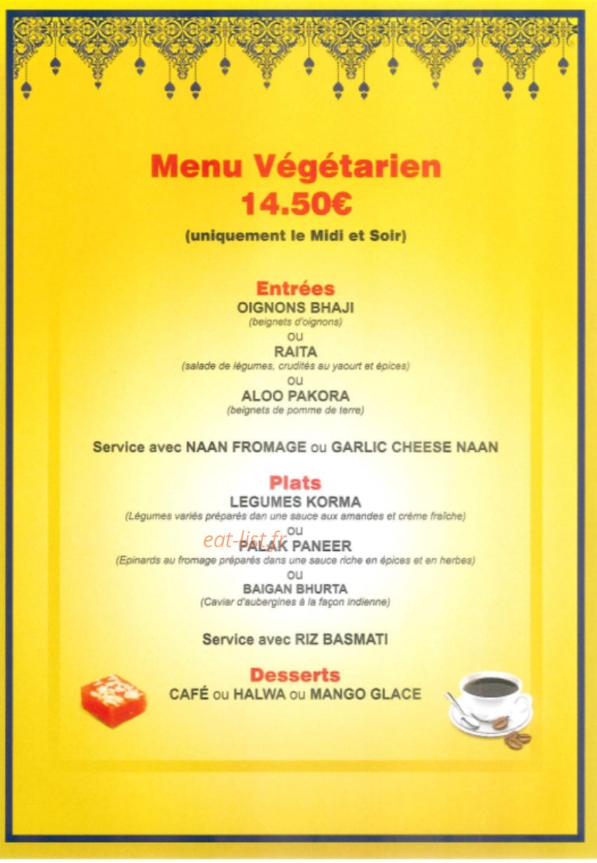 Saveurs d'Himalaya — carte page 5