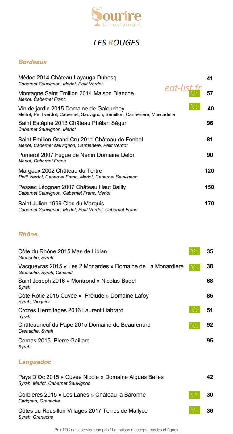 Sourire — carte page 5