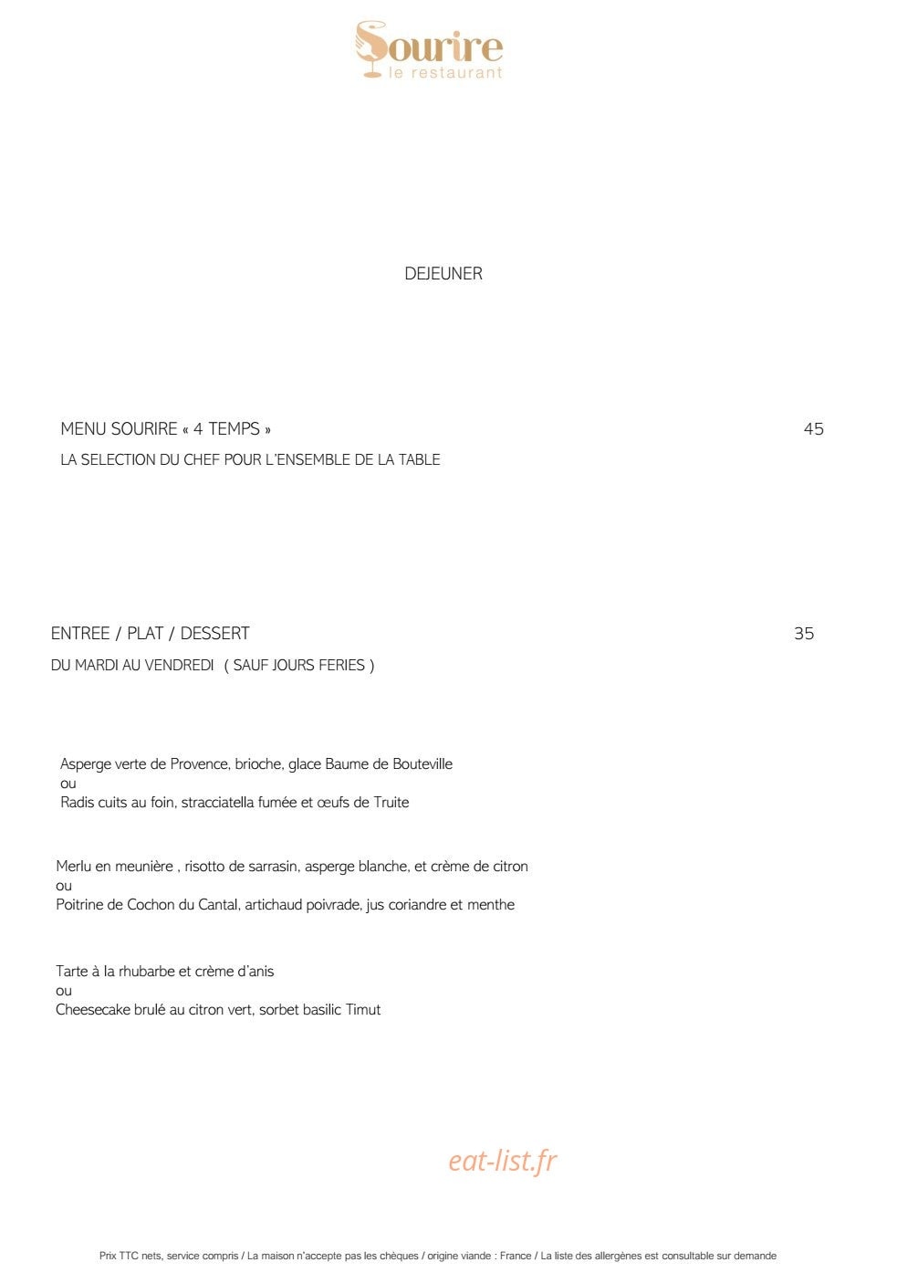 Sourire — carte page 1