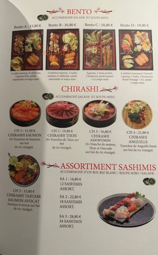 Sukiyaki — carte page 3