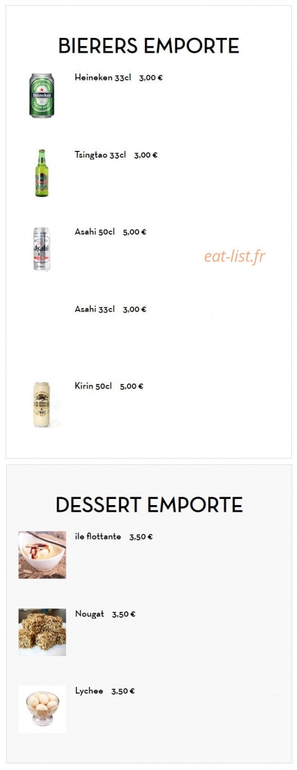 Sushi Chérie — carte page 24