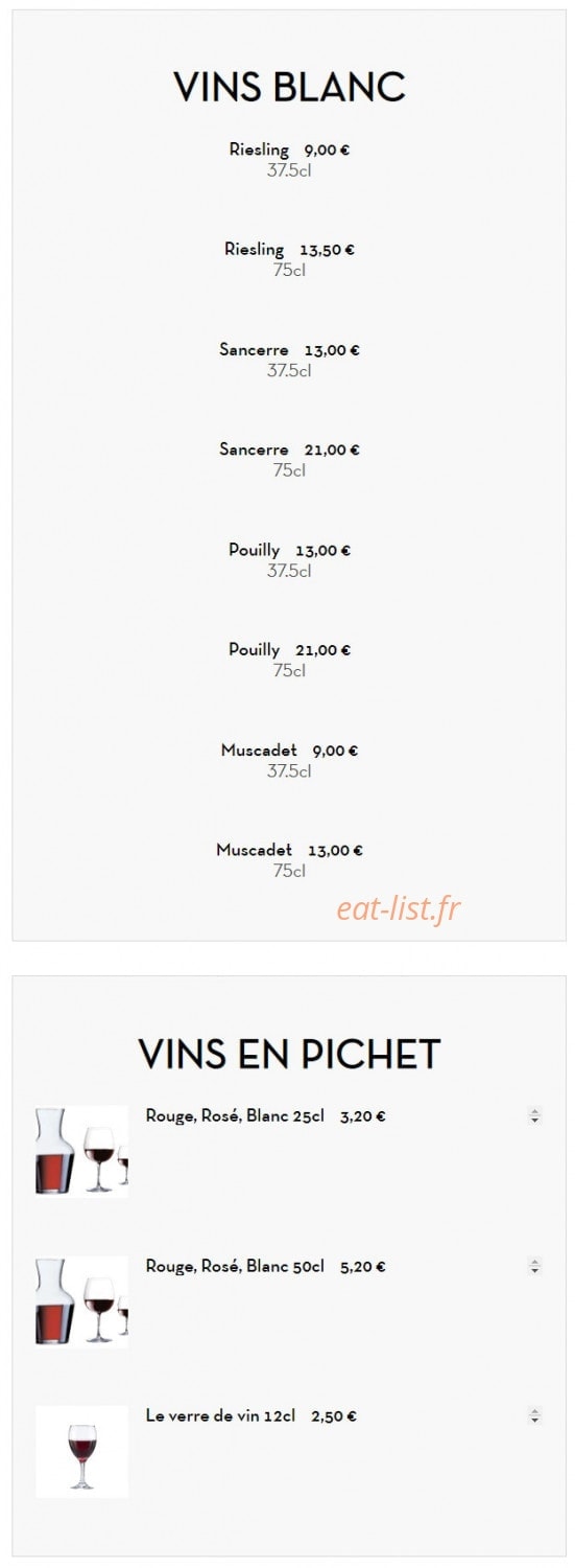 Sushi Chérie — carte page 20