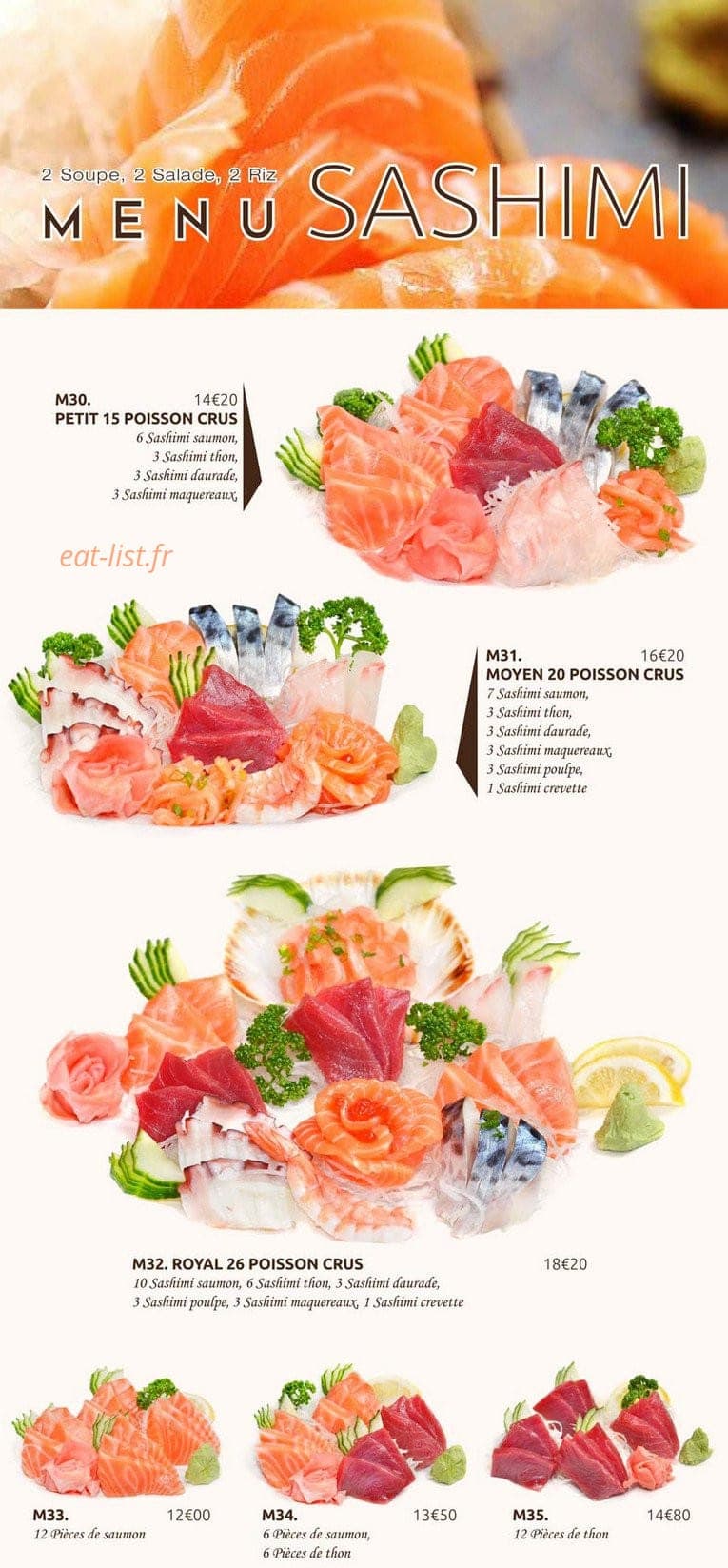 Sushi Ichi — carte page 16