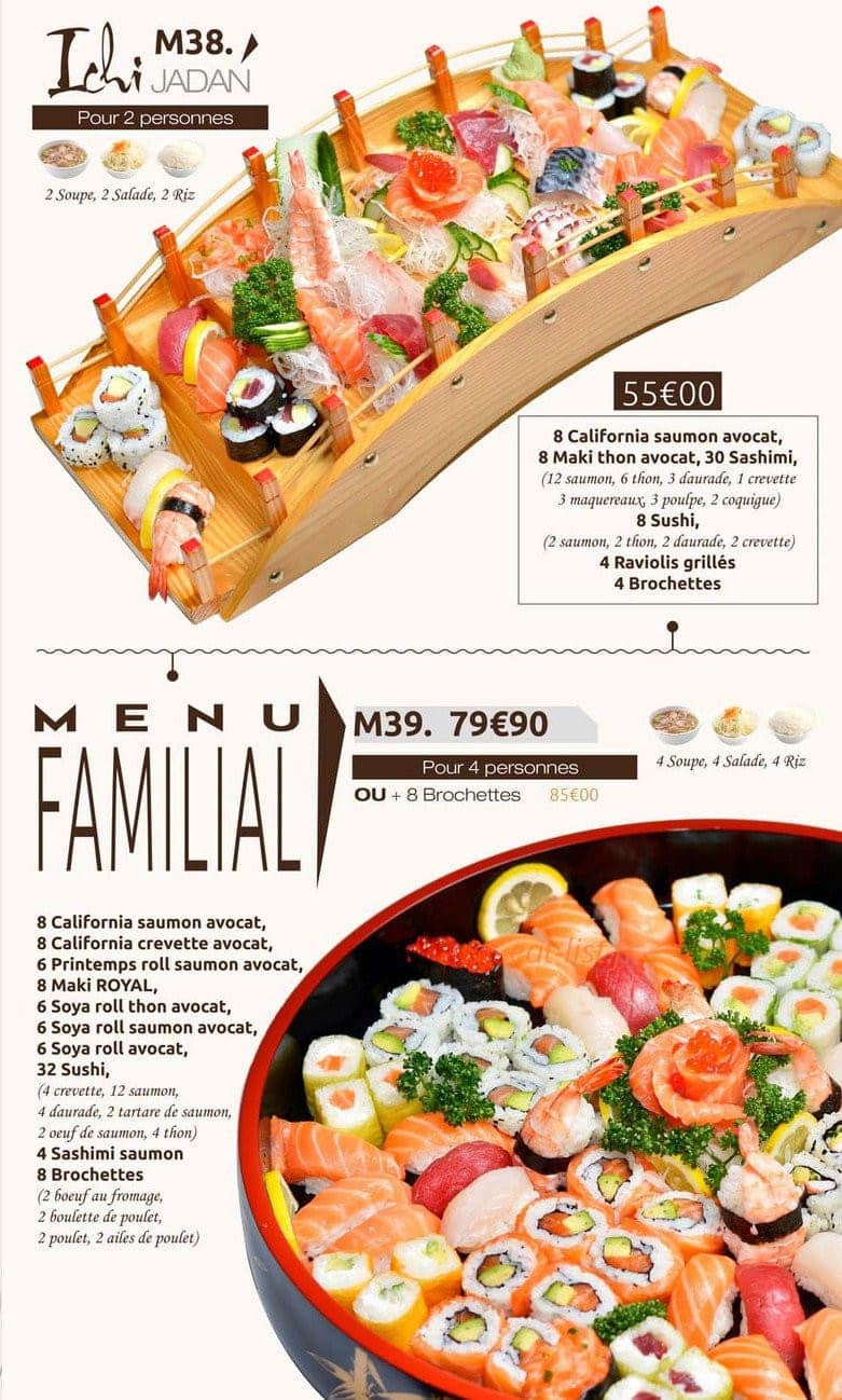Sushi Ichi — carte page 18